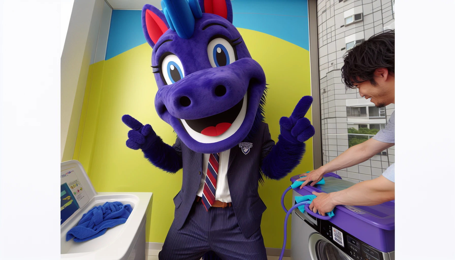 nettoyage costume mascotte