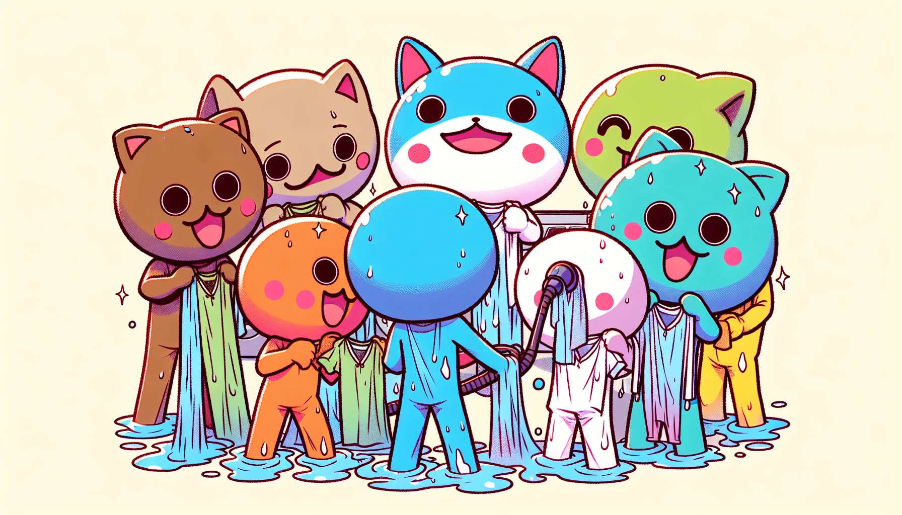 lavage costume mascotte