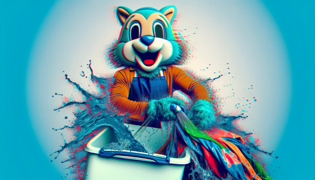 laver veste mascotte