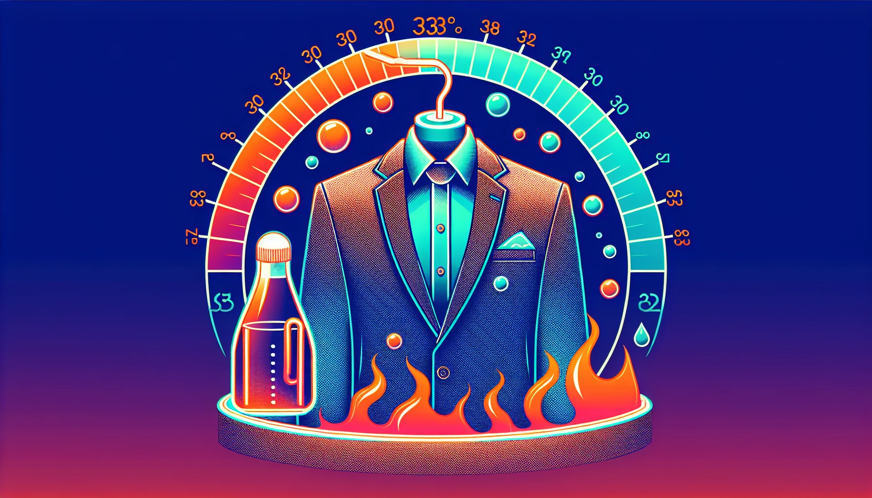 température lavage costume