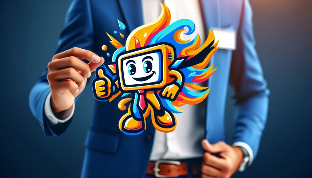 mascotte d'entreprise personnalisée