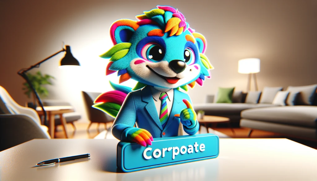 mascotte d'entreprise sur mesure