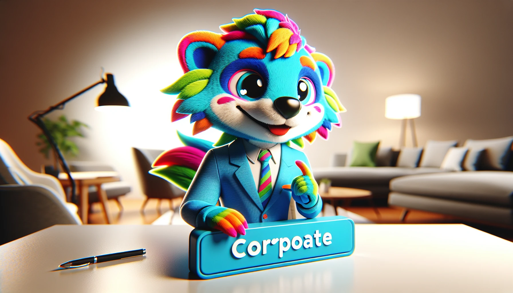 mascotte d'entreprise sur mesure