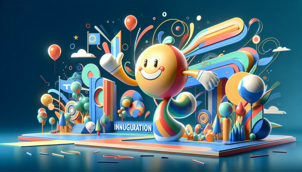 mascotte d'entreprise pour inauguration