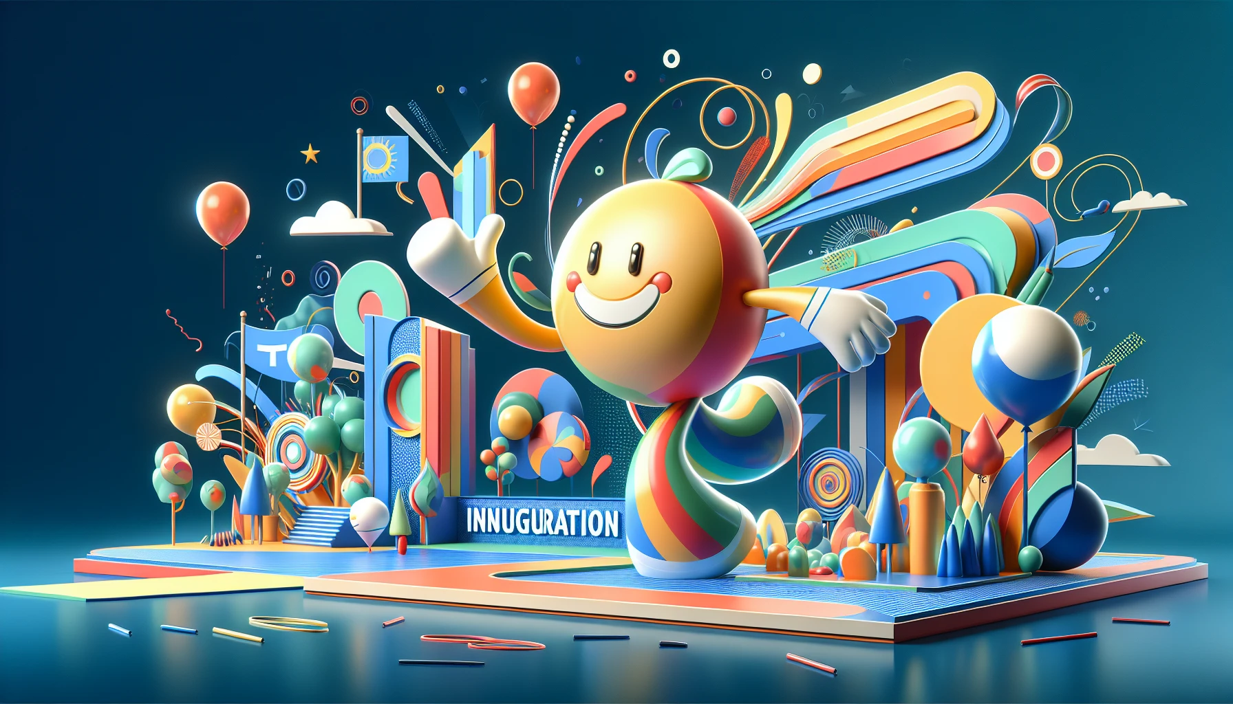 mascotte d'entreprise pour inauguration