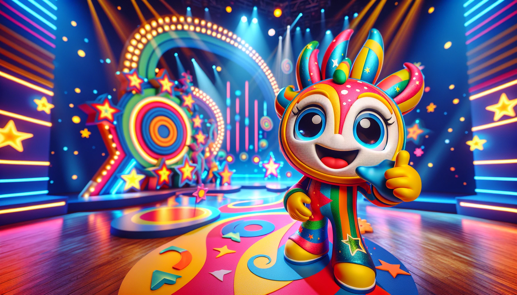 mascotte d'entreprise pour spectacle