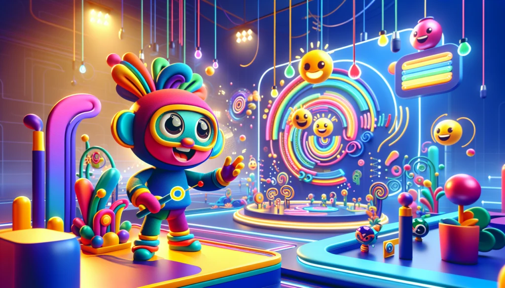 mascotte d'entreprise pour lancement de produit